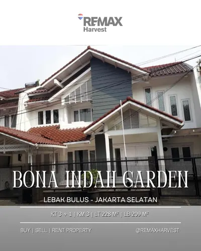 Rumah Bona Indah Garden Lebak Bulus